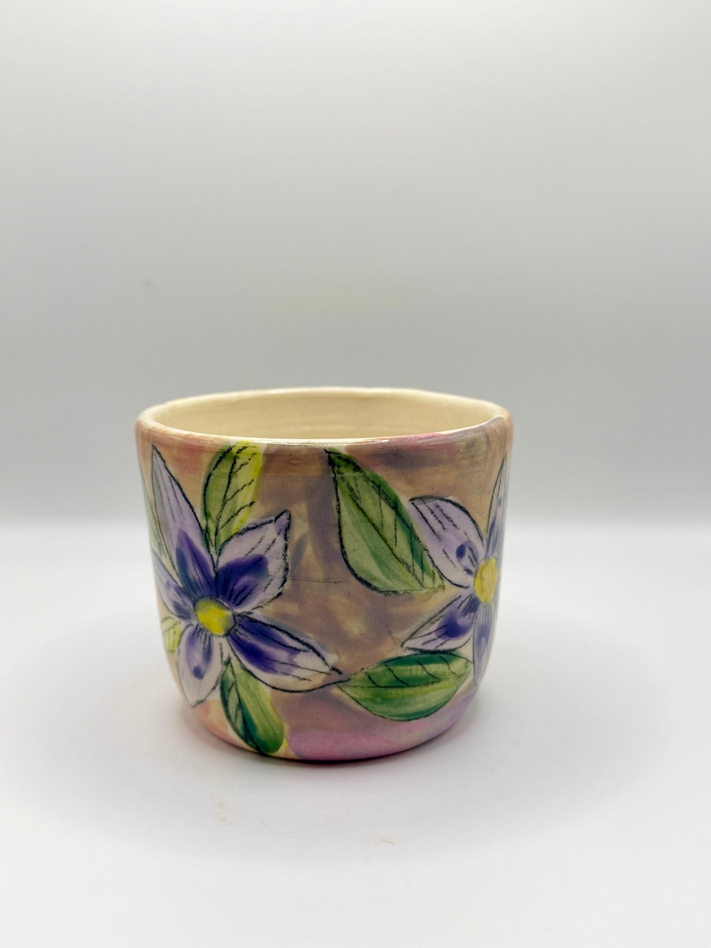Wildflower 8oz Porcelain Cup