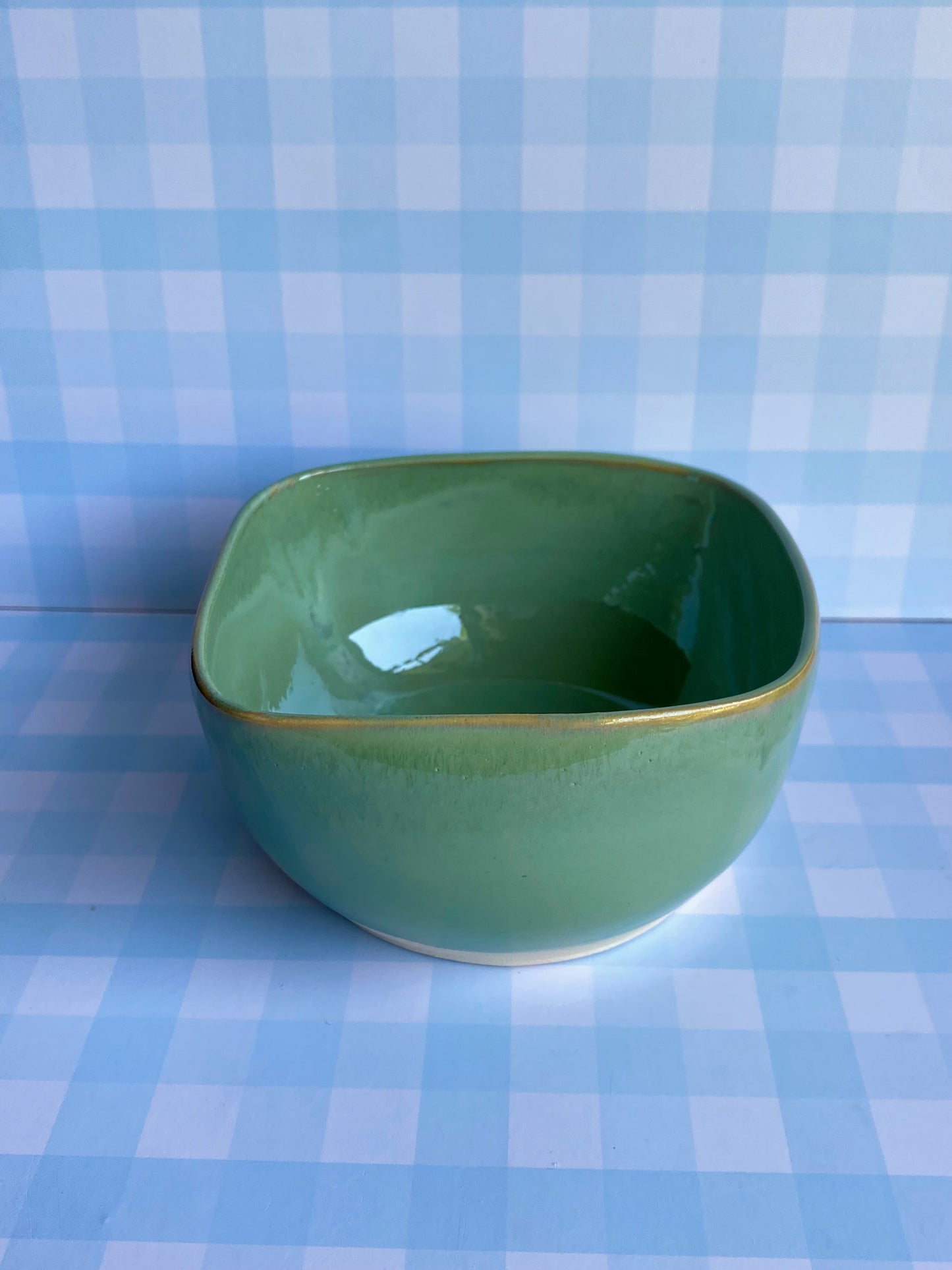 Bowl (square) in Seafoam