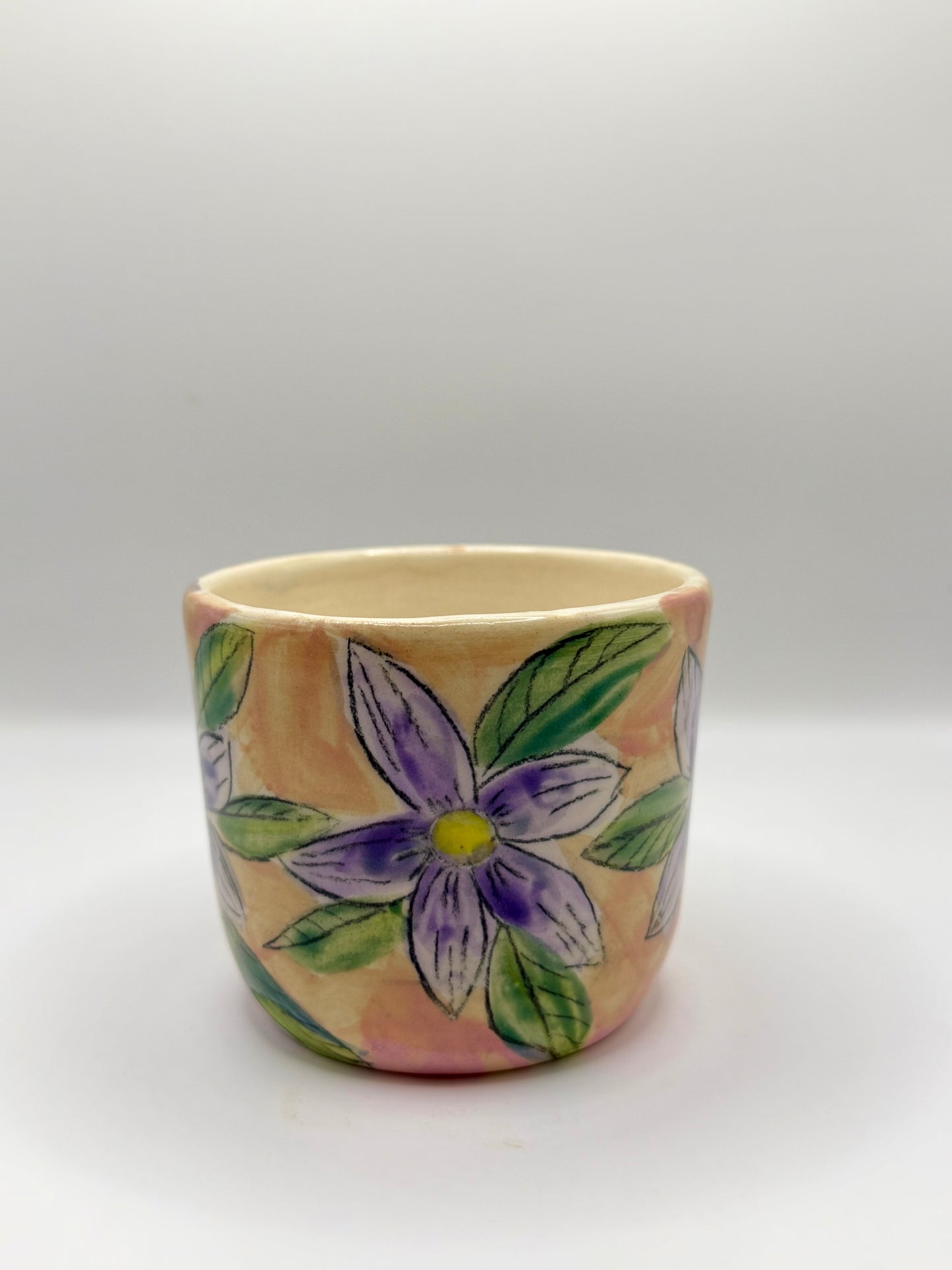 Wildflower 8oz Porcelain Cup