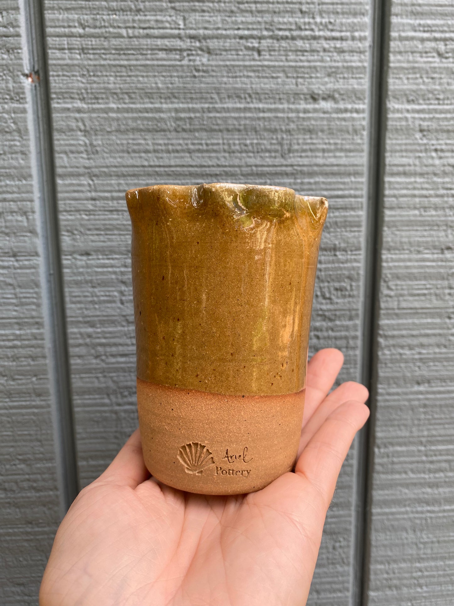 Bud Vase- Amber