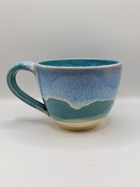 Cappuccino Mug in Sea Foam
