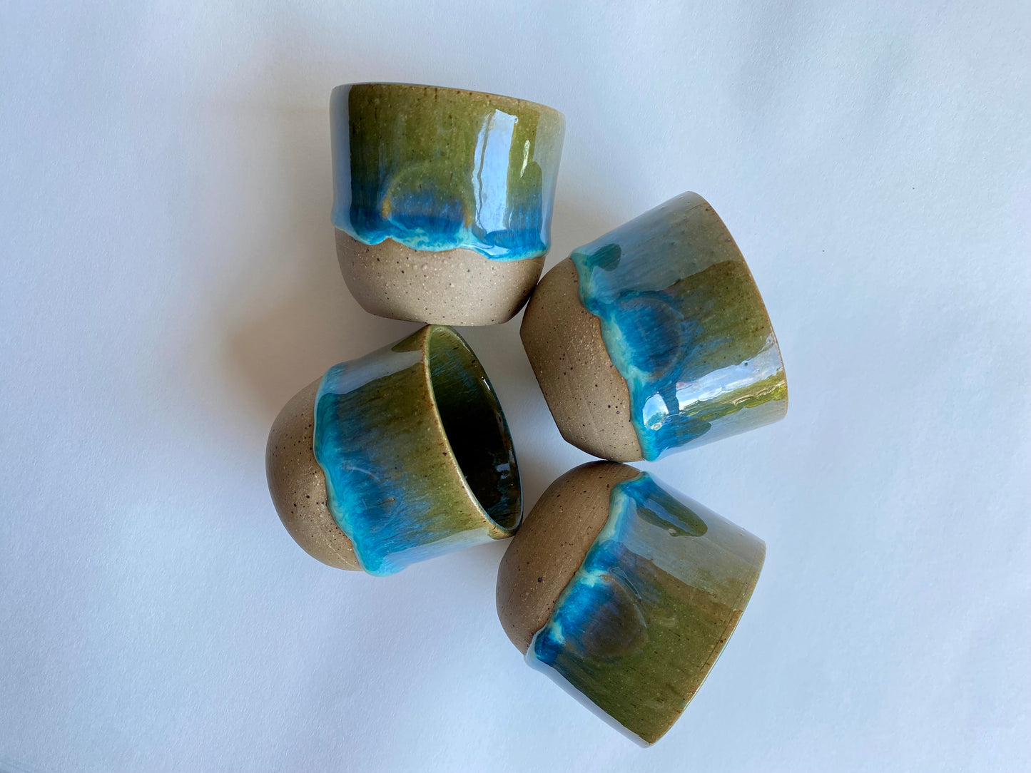 Espresso Cup Set of 4 in Sea Green