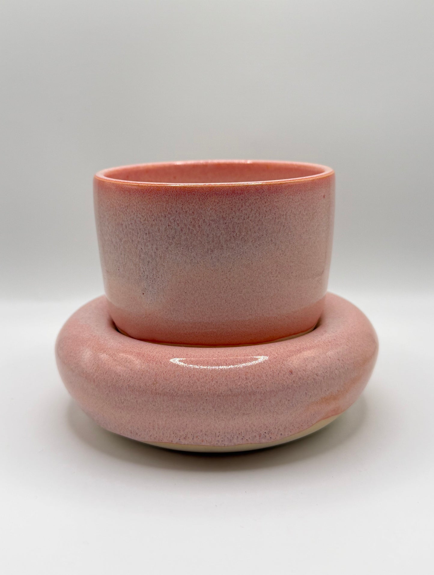 Bubble Cup and Saucer Set in Sorbet