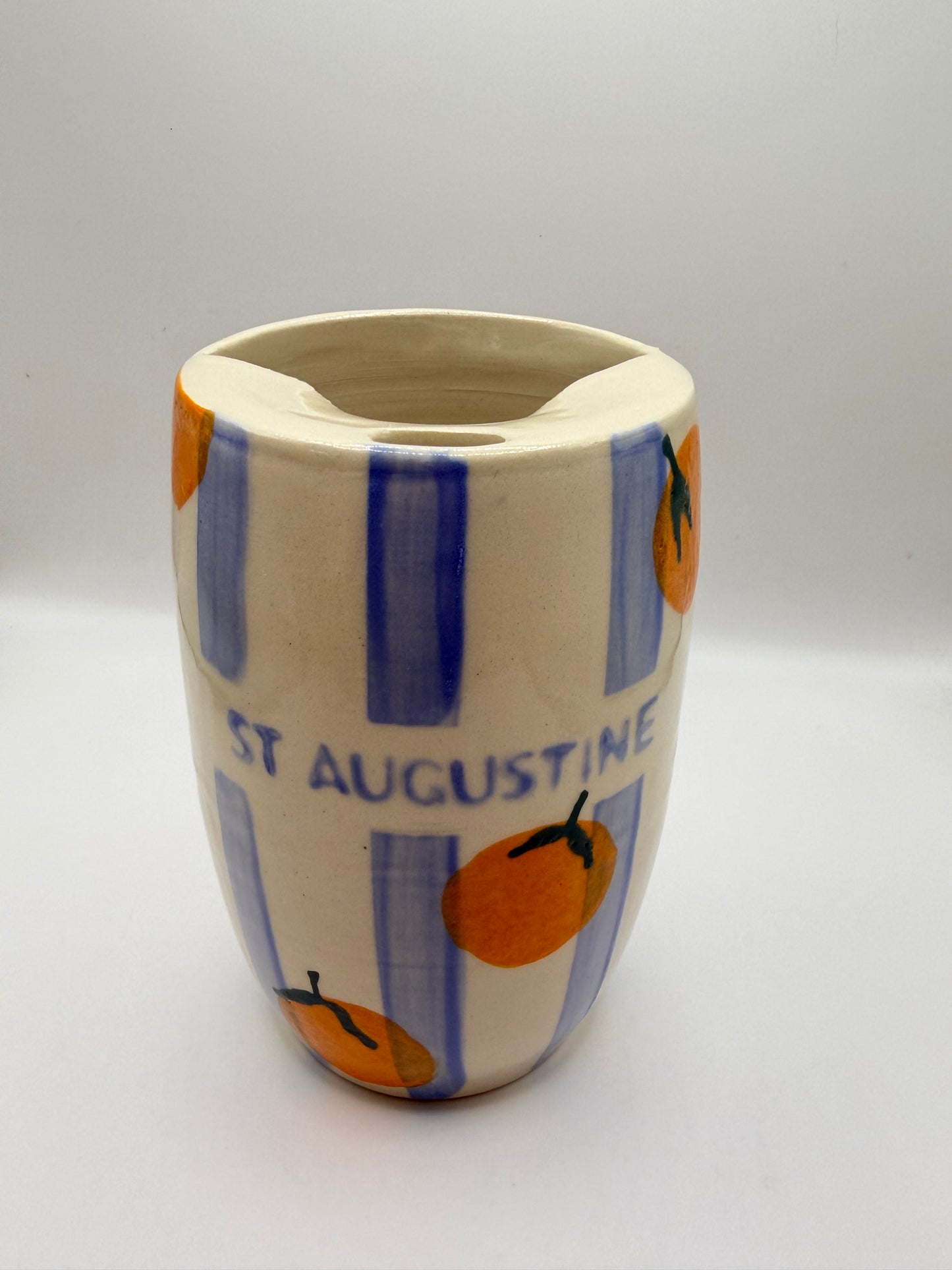 St. Augustine Oranges and Stripes Mug Preorder