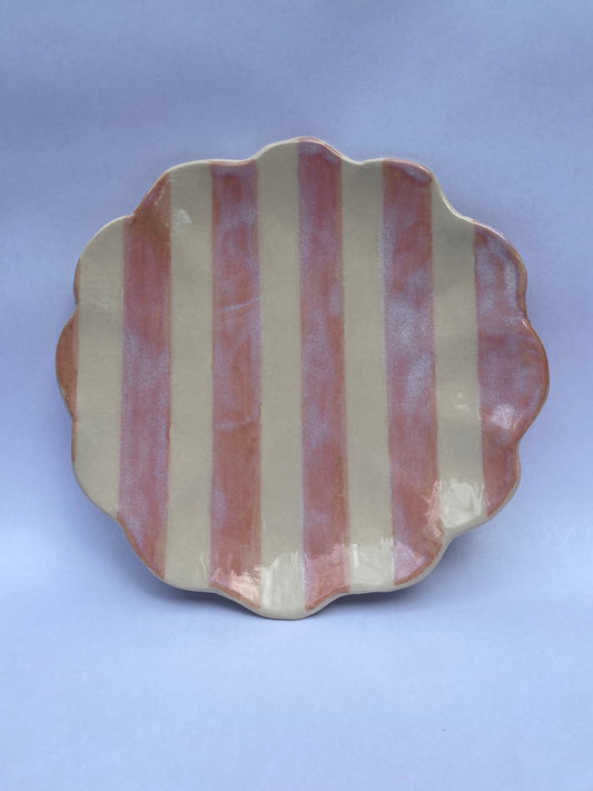 Dish in Pink Stripe