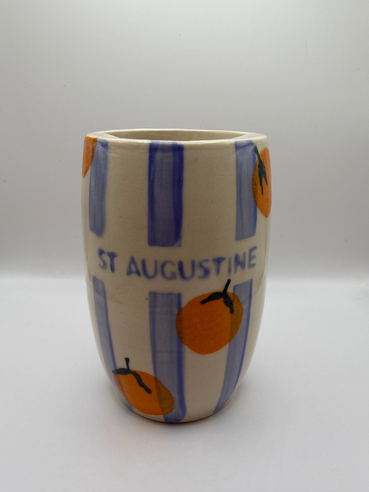 St. Augustine Oranges and Stripes Mug Preorder
