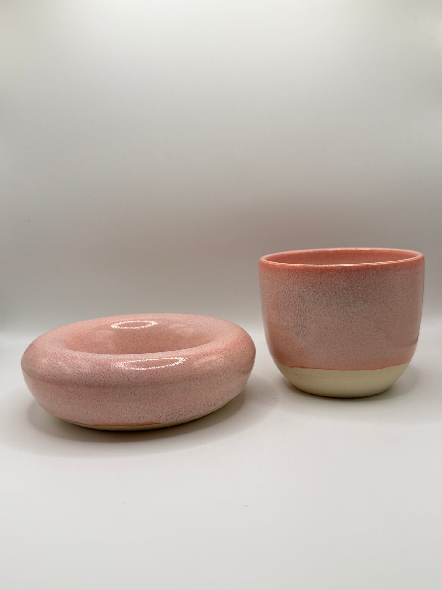 Bubble Cup and Saucer Set in Sorbet