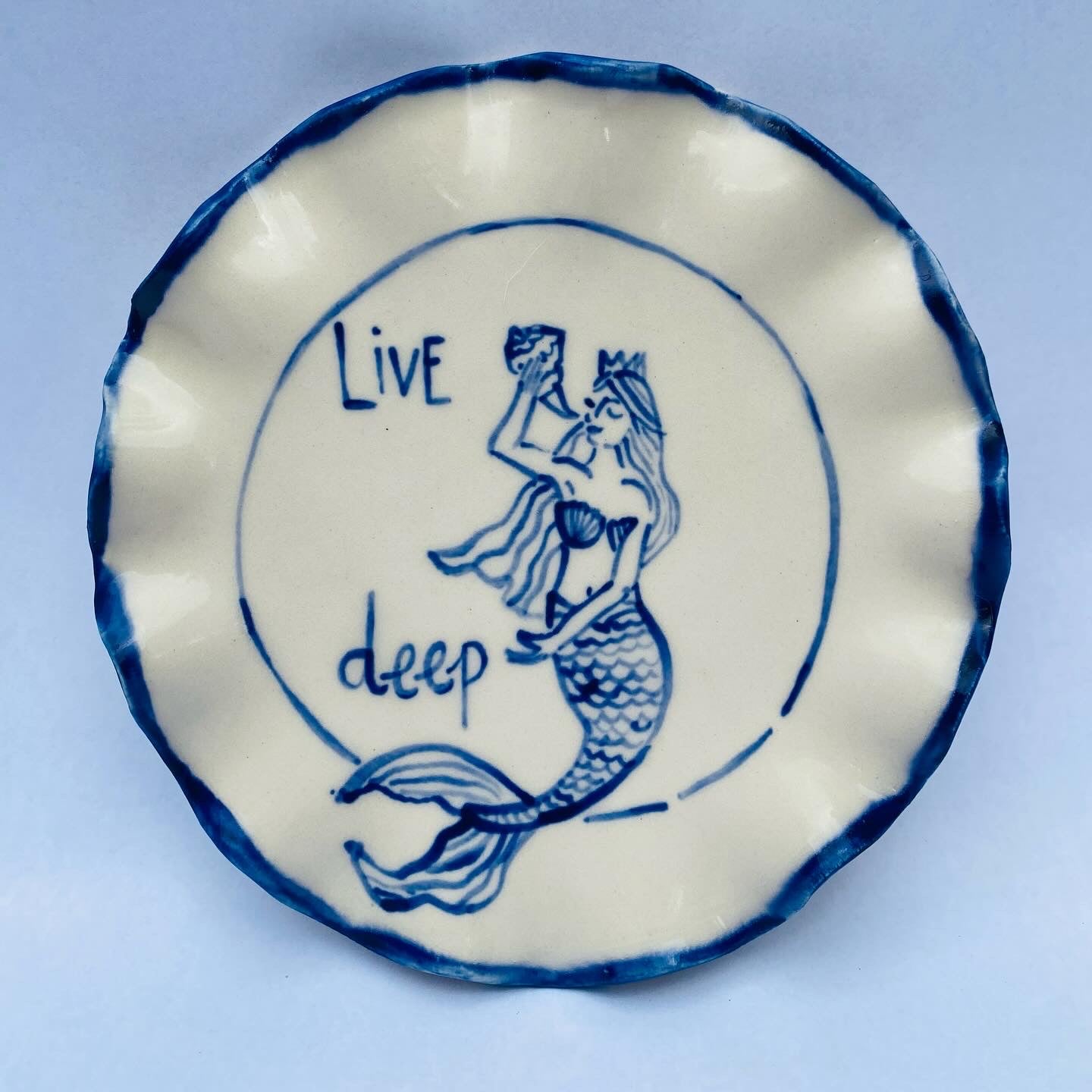 Small Dish in Mermaid