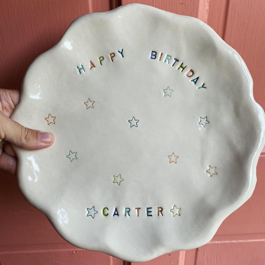 Birthday Plate